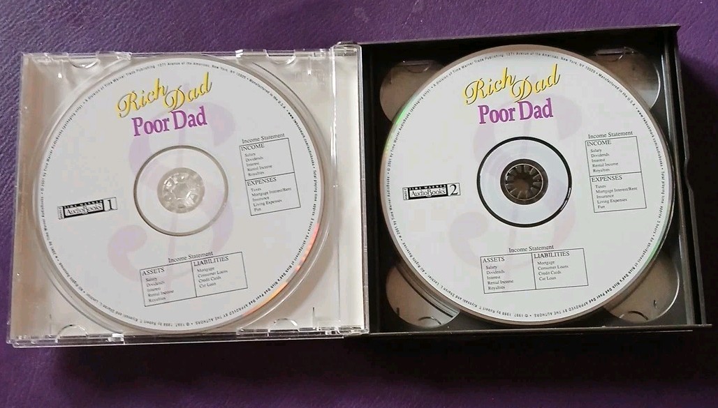Robert T. Kiyosaki Rich Dad Poor Dad 3 CDs