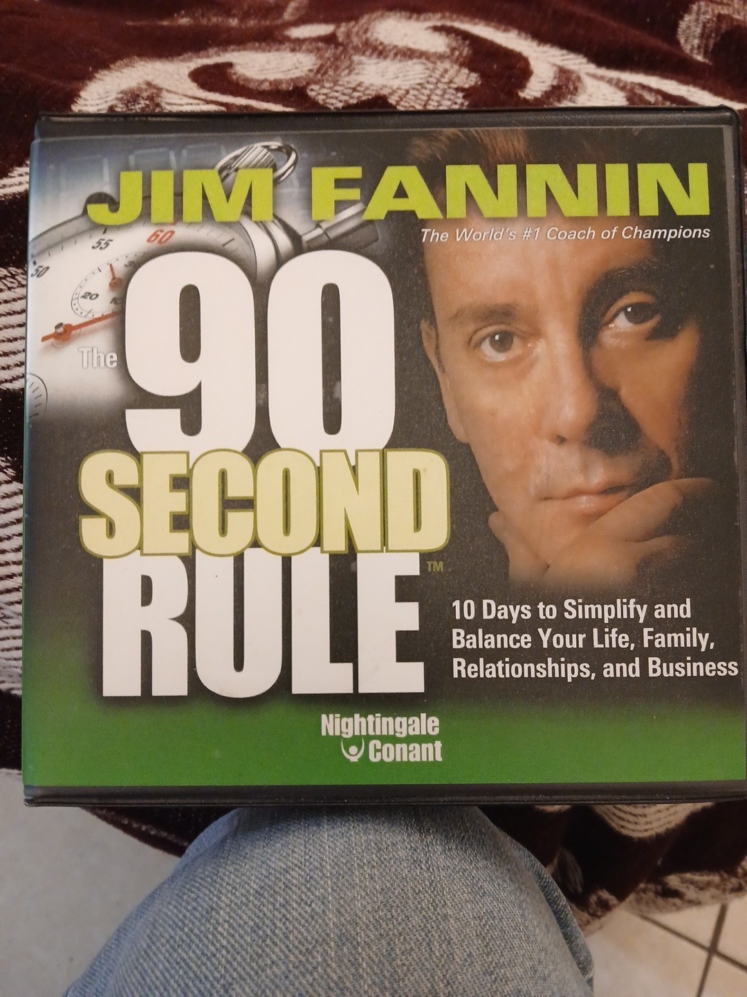 Jim Fannin 90 Second Rule 8 CD/DVD Nightingale Conant