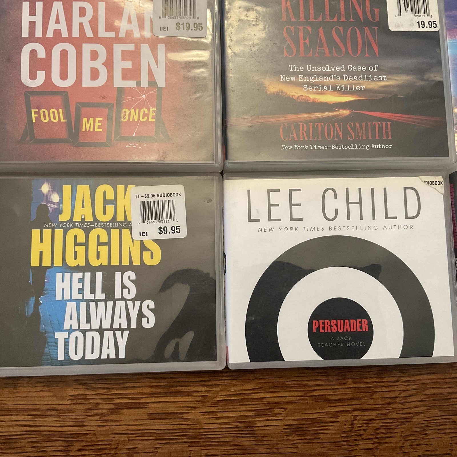 Audiobook Lot Of 15 RANDOM Mystery Crime Apocalyptic Fantasy And More!