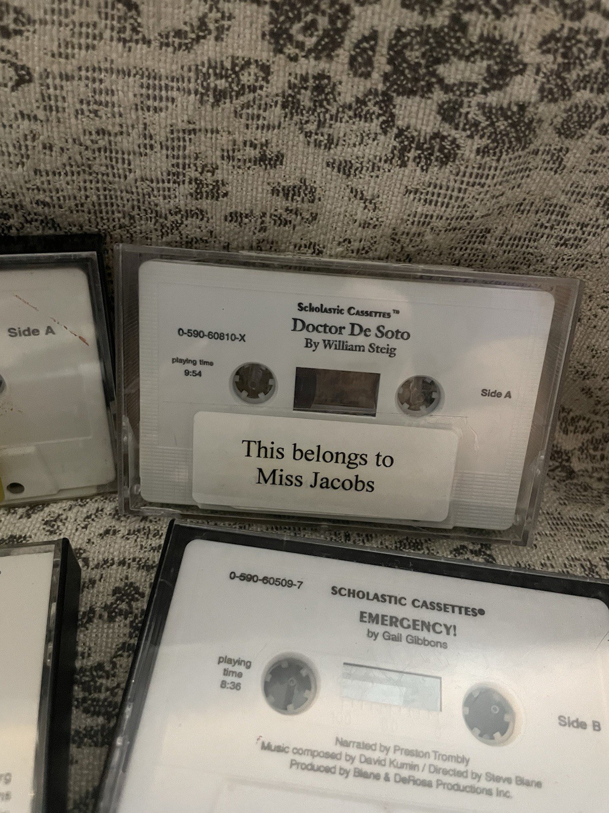 Scholastic Audiobook Cassette Tape Cassettes Lot Vintage See Pics And Read