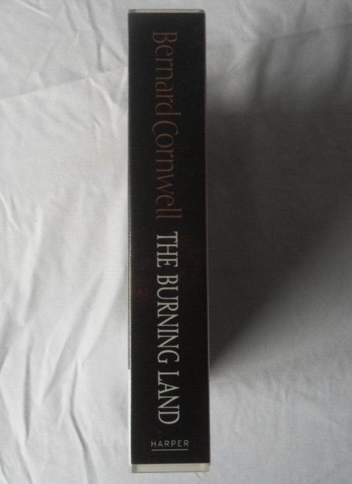 The Burning Land by Bernard Cornwell. Audiobook. Read by Stephen Perring. 9 CDS