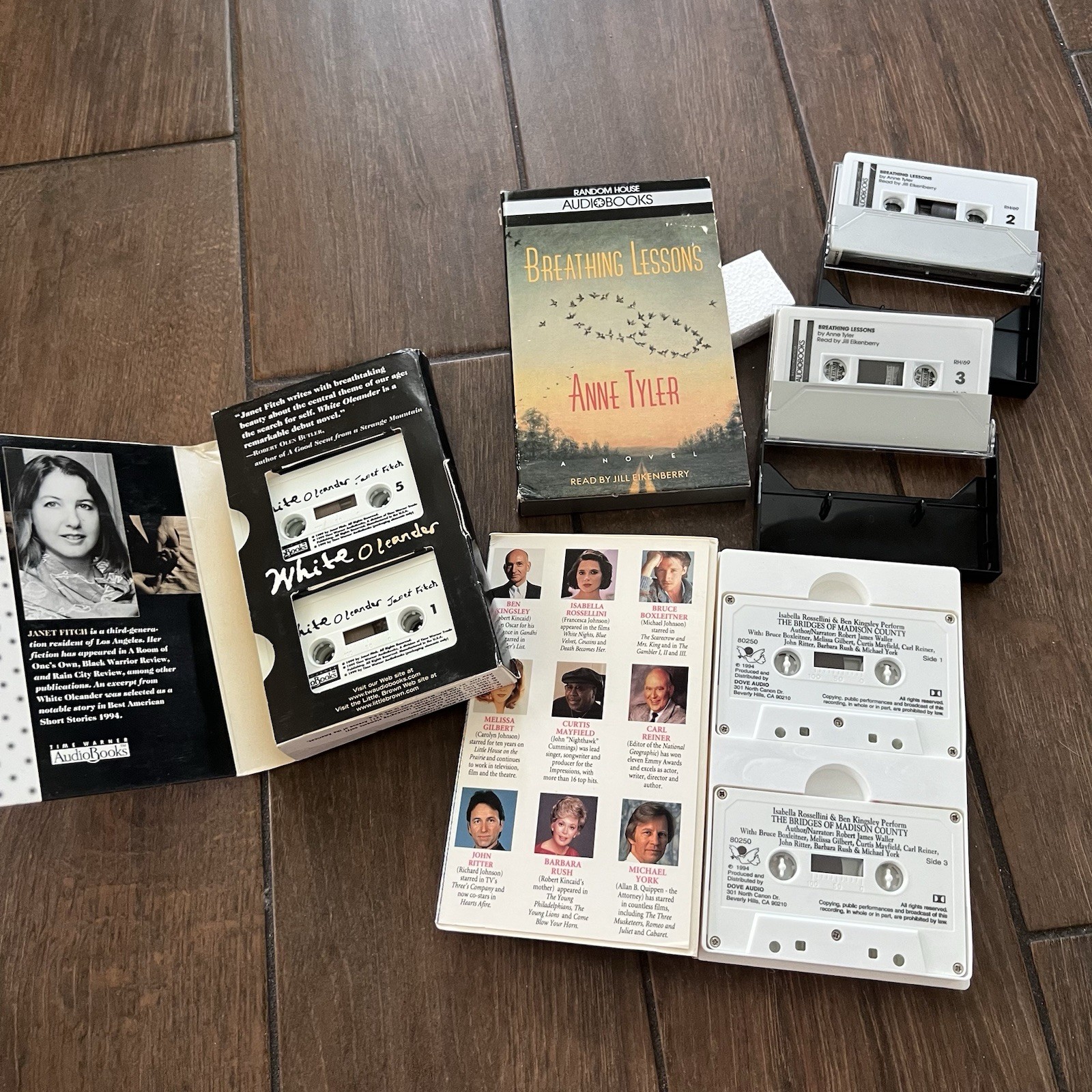 Lot of Three Summer Beach Reads Books on Tape Audiocassettes Anne Tyler etc