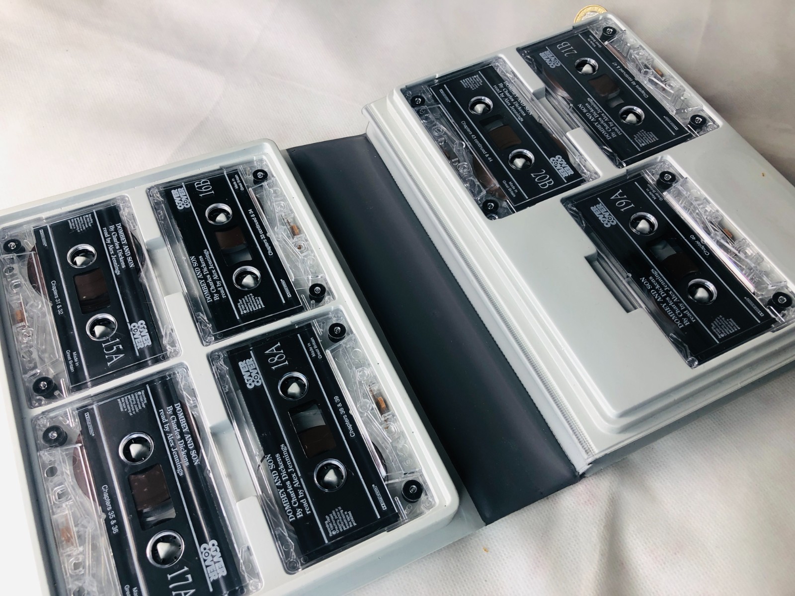 Audio Book Cassette Tape x14 Dombey and Son Volume 2 Charles Dickens Vintage ra