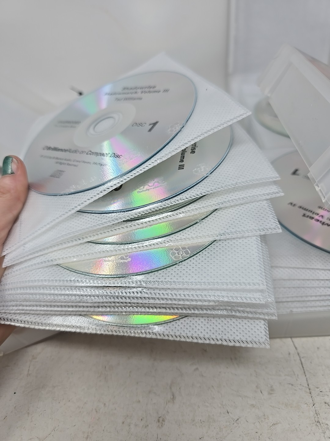 Tad William’s shadowmarch 1-4 brilliance audio on compact disc