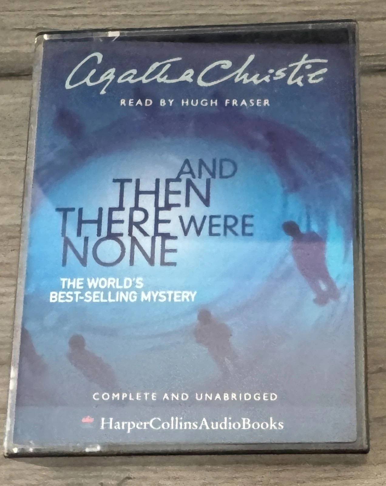 AUDIO BOOK Agatha Christie AND THEN THERE WERE NONE 4x cassettes Hugh Fraser TP8