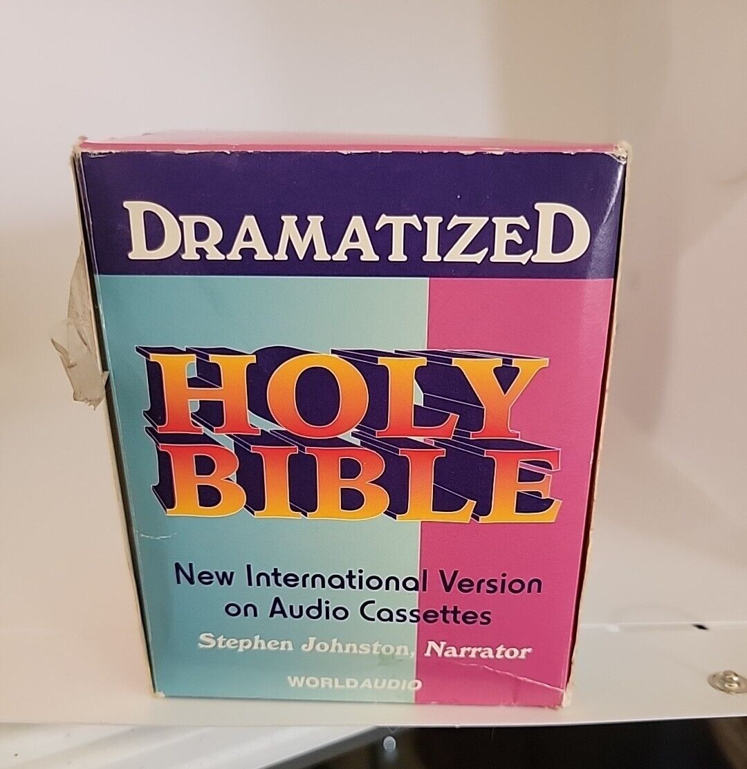 Holy Bible International Version Audio 46* Cassettes Dramatized ,Steven Johnston