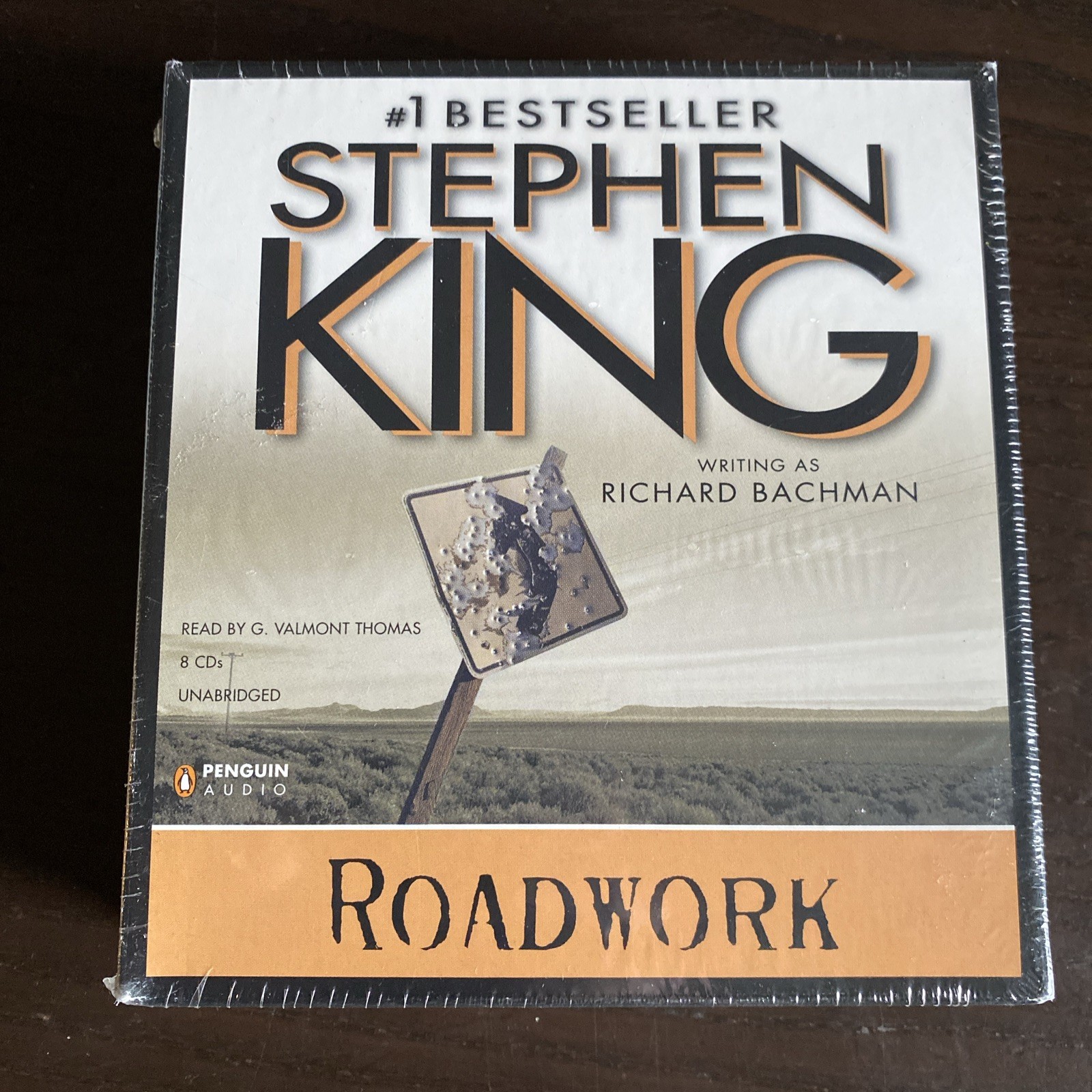 Roadwork by Stephen King & Richard Bachman (8 Compact Discs, Unabridged) NEW