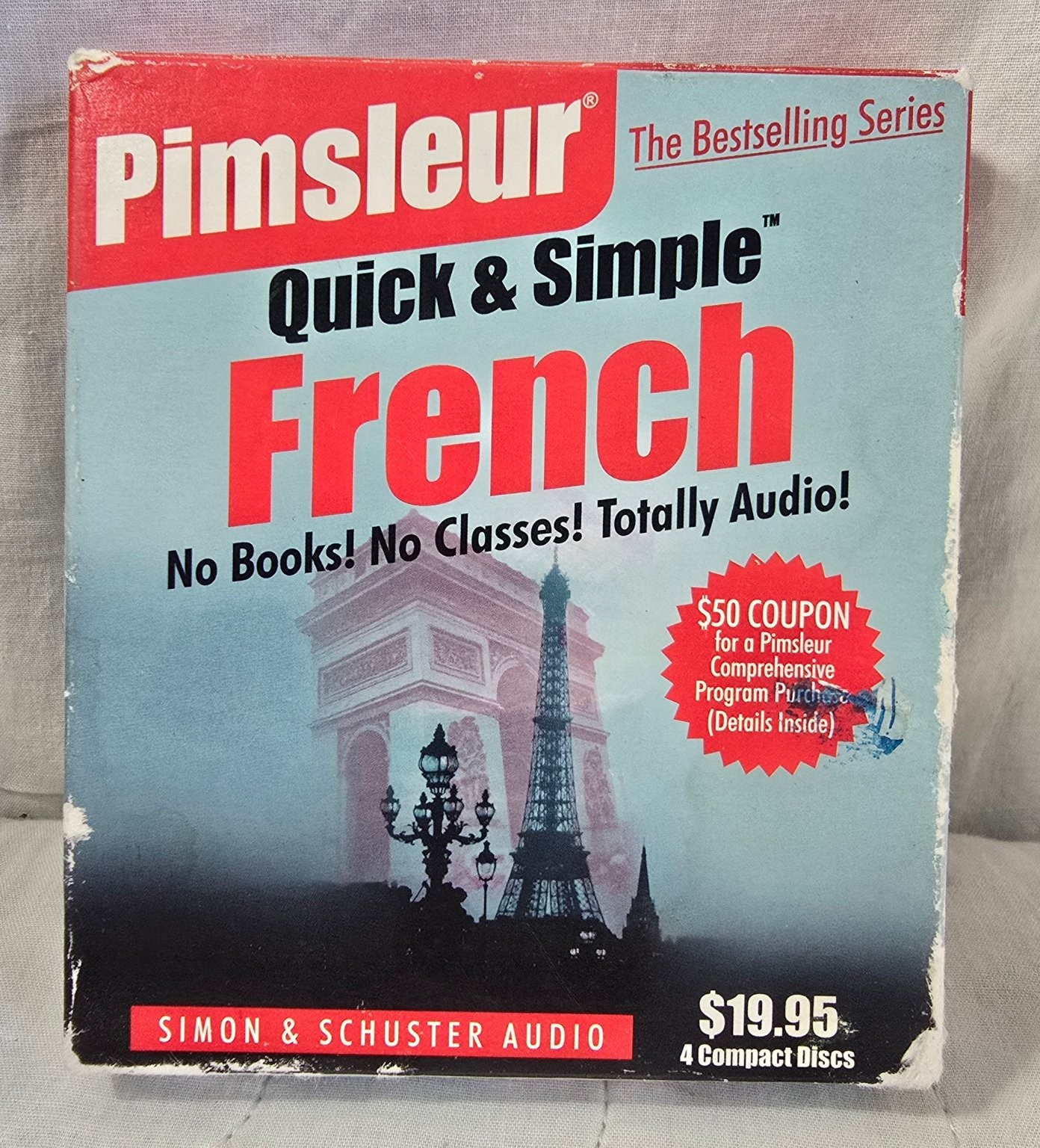 Pimsleur Quick & Simple French Audiobook CDs 4 Discs