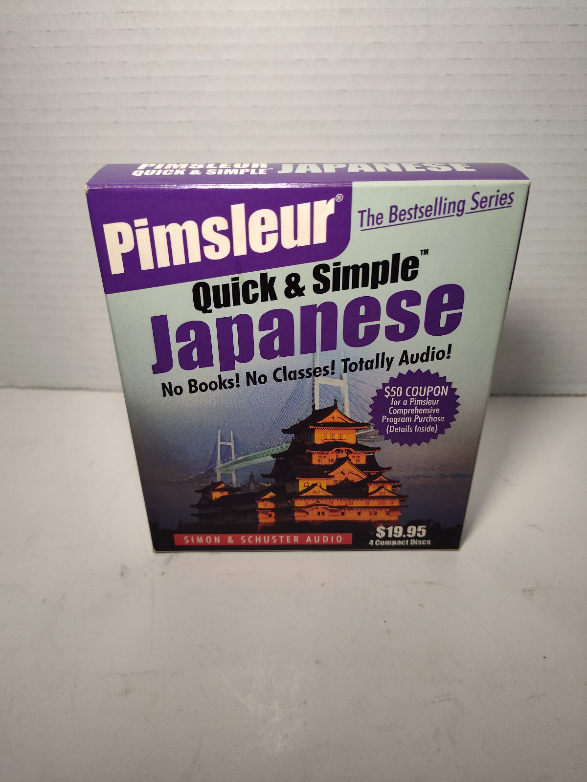 Quick and Simple Japanese by Pimsleur Staff (2000, Compact Disc) Simon & Shuster