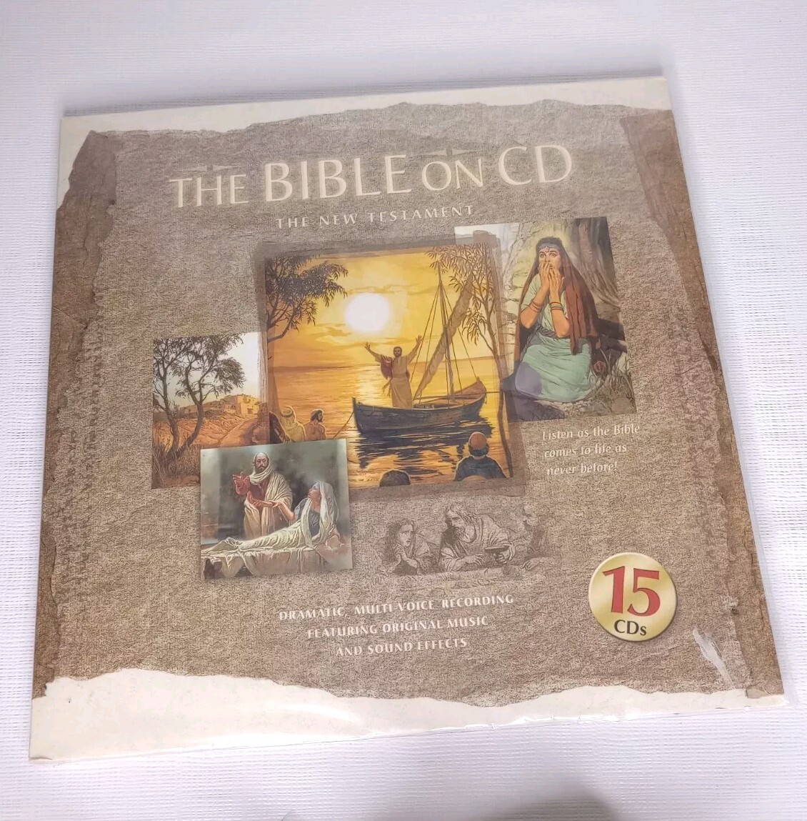 Tyndale Bible on CD New Testament 15 Audio Discs Set Multi-Voice Recordings New