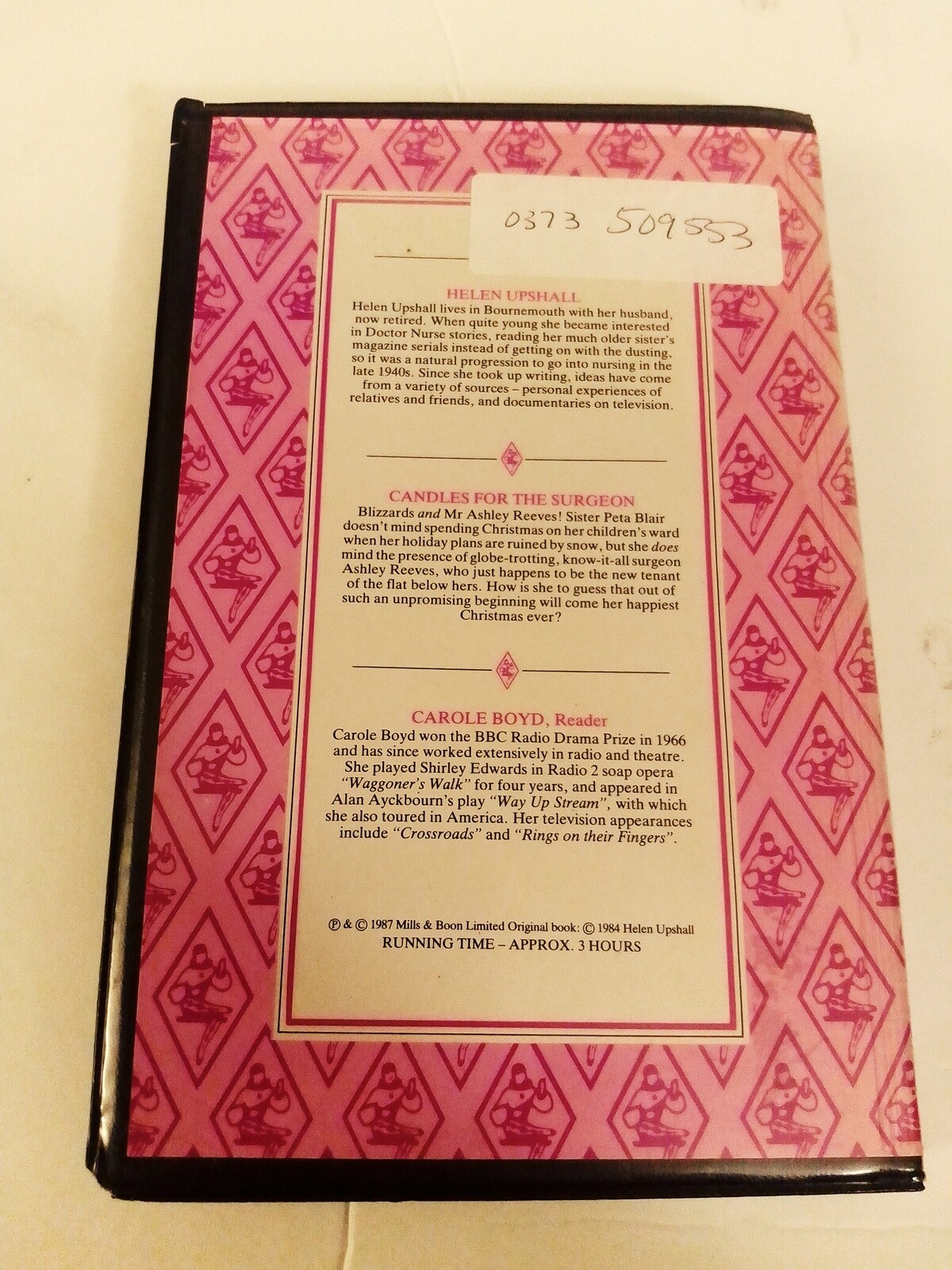 Candles For The Surgeon Harlequin Voice of Romance Audiobook on Cassettes LN