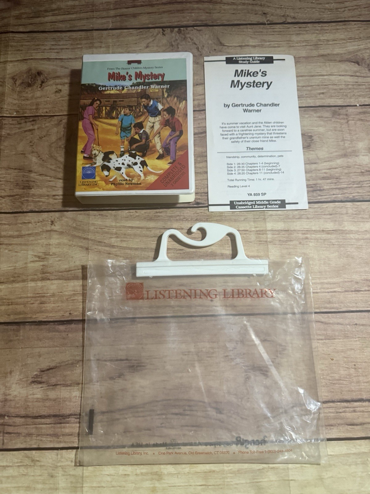90s Boxcar Children Audiobook Cassette Tape Mikes Mystery Listening Library Test