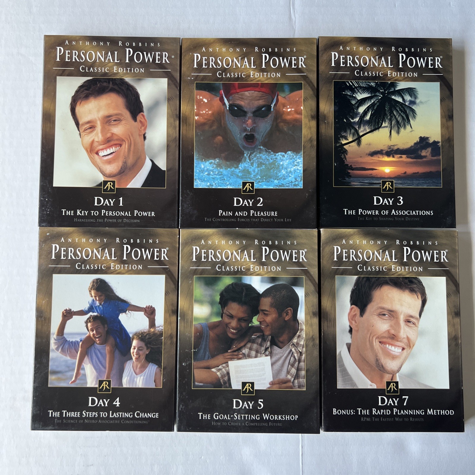 Tony Robbins Personal Power Classic Edition Box Set (Missing Day 6) EUC