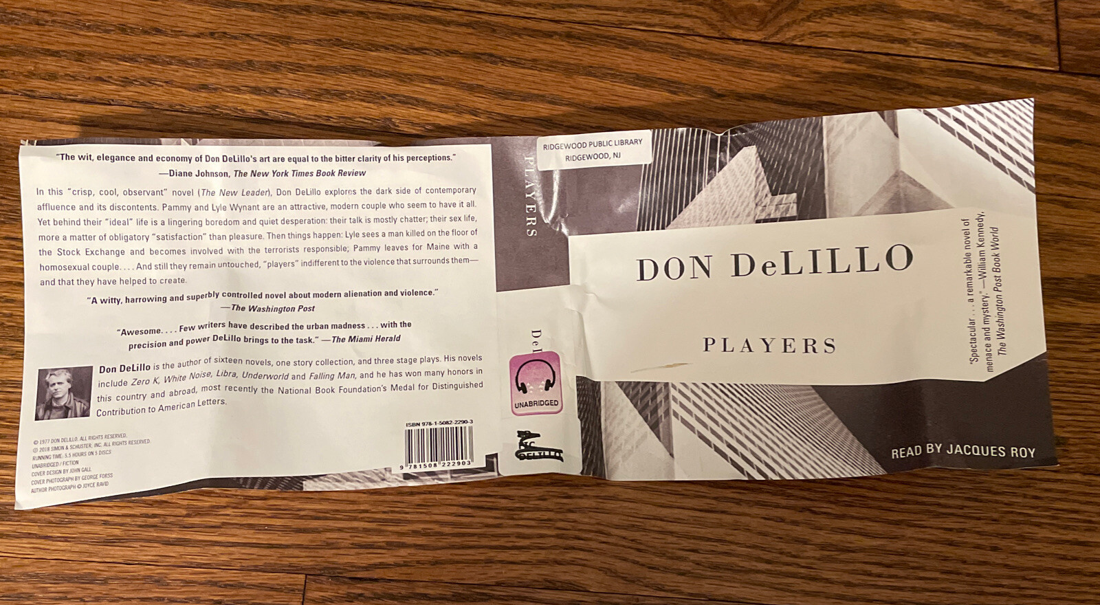 Players by Don Delillo (2018, Compact Disc, Unabridged edition)