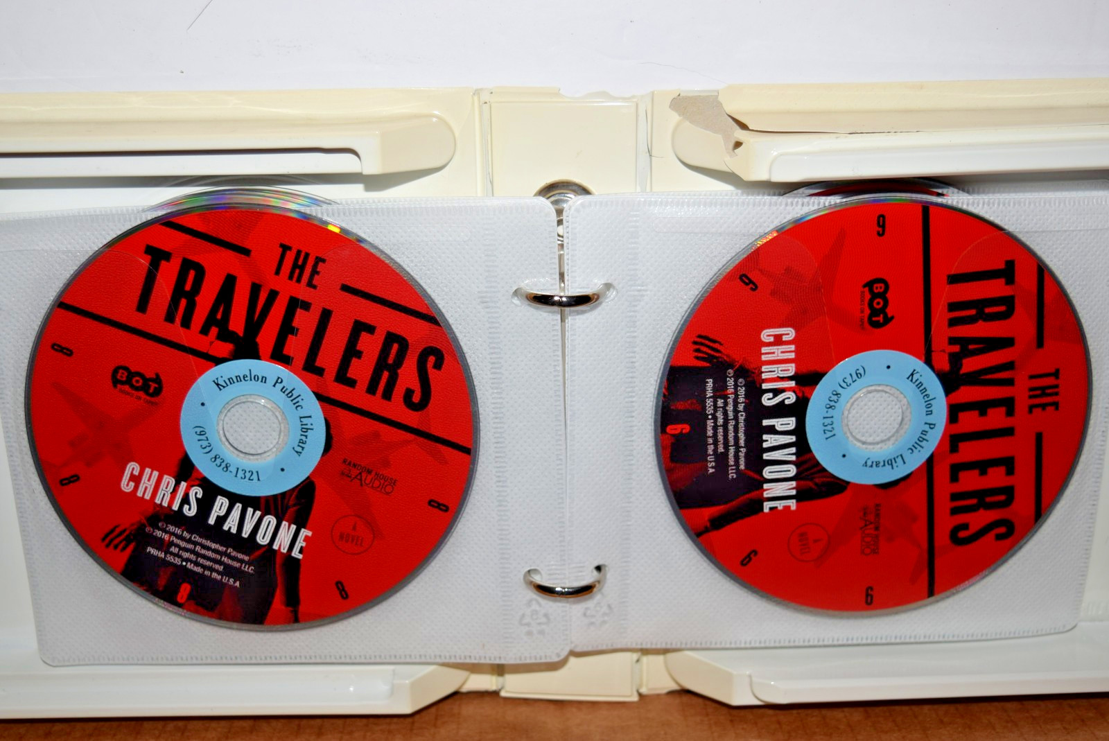 Chris Pavone THE TRAVELERS Audiobook Audio Unabridged 14 CD xLibrary 2016