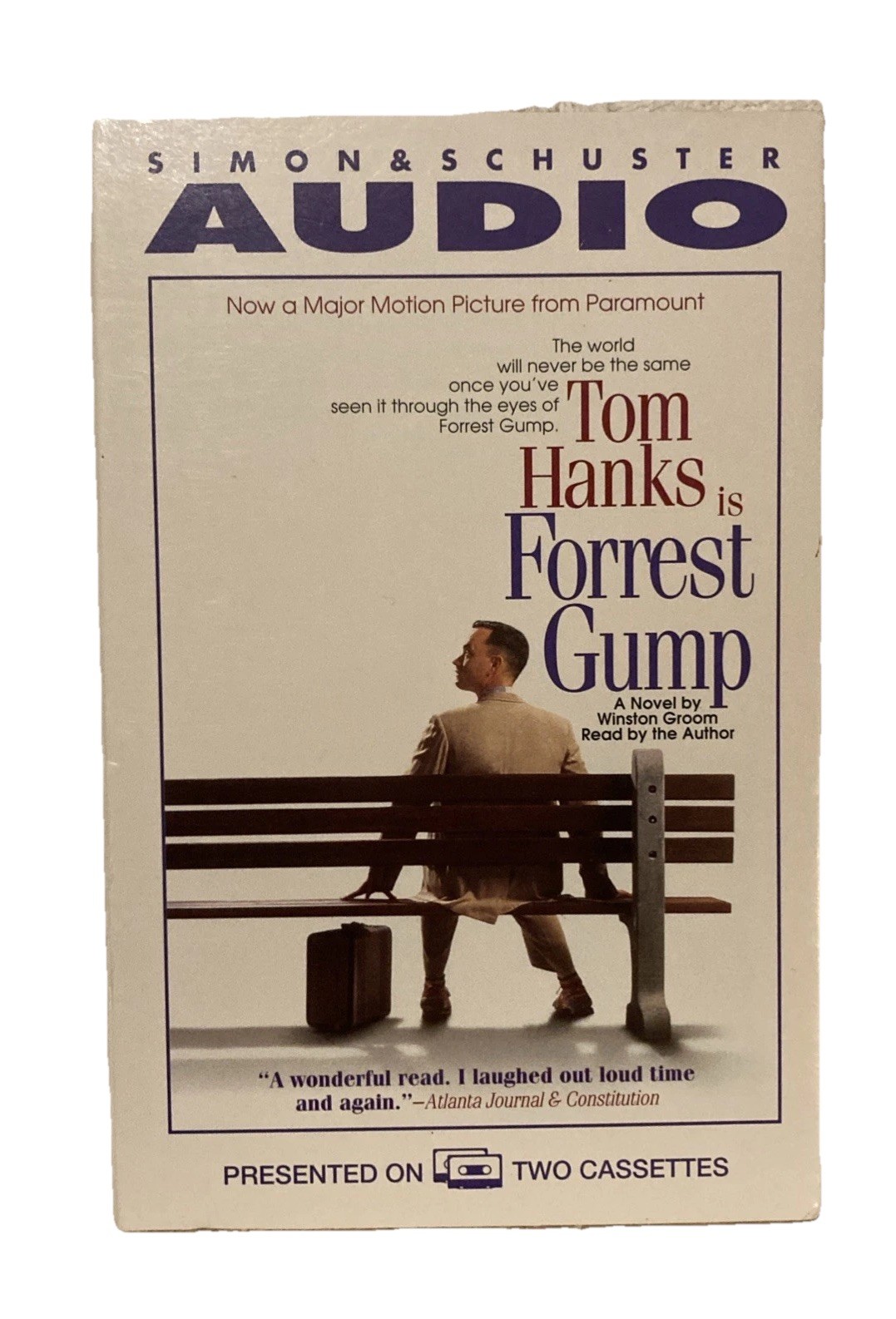 Forrest Gump — by Winston Groom 1994 Audio Cassette Two Tape Set Tom Hanks