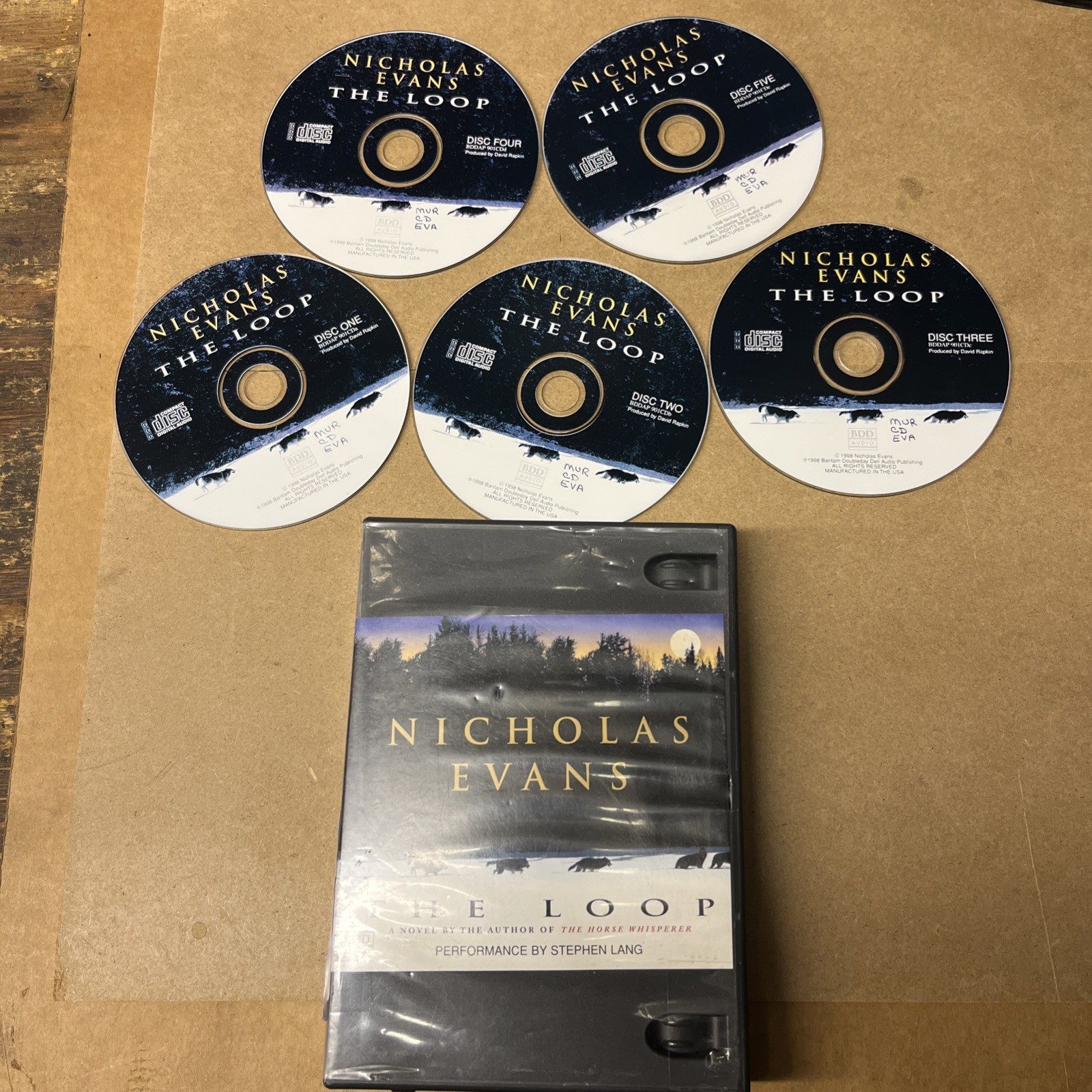 THE LOOP by Nicholas Evans (Abridged Audiobook 5 CDs) Good Condition