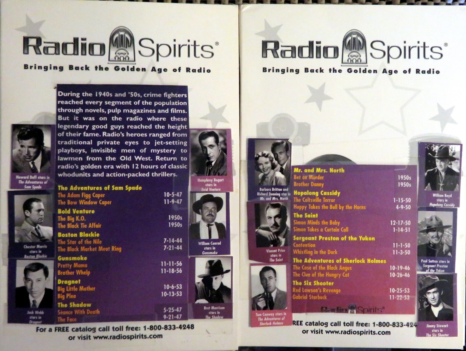 RADIO SPIRITS Golden Age of Radio — Classic Crime Fighters — 12 CDs