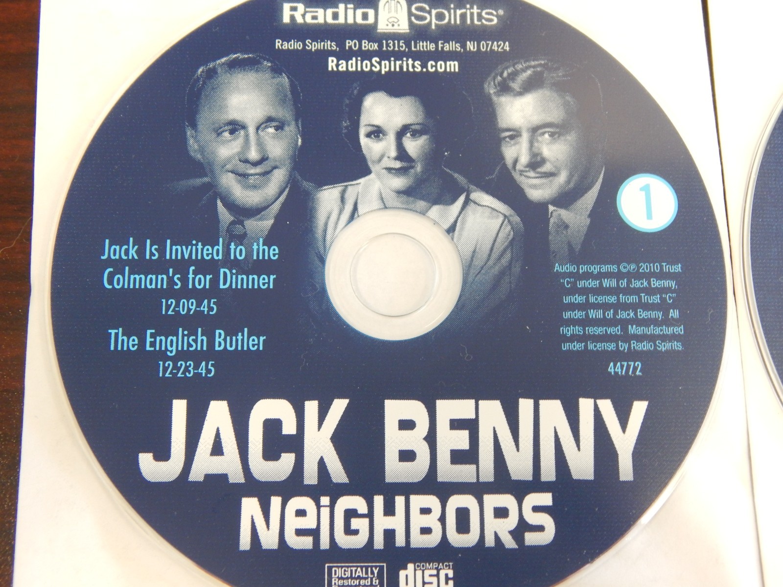 JACK BENNY NEIGHBORS CLASSIC COMEDY AUDIO CDs RADIO SPIRITS