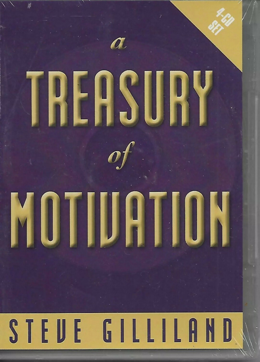 A TREASURY OF MOTIVATION by Steve Gilliland (4-CD SET) Audio Book NEW & SEALED