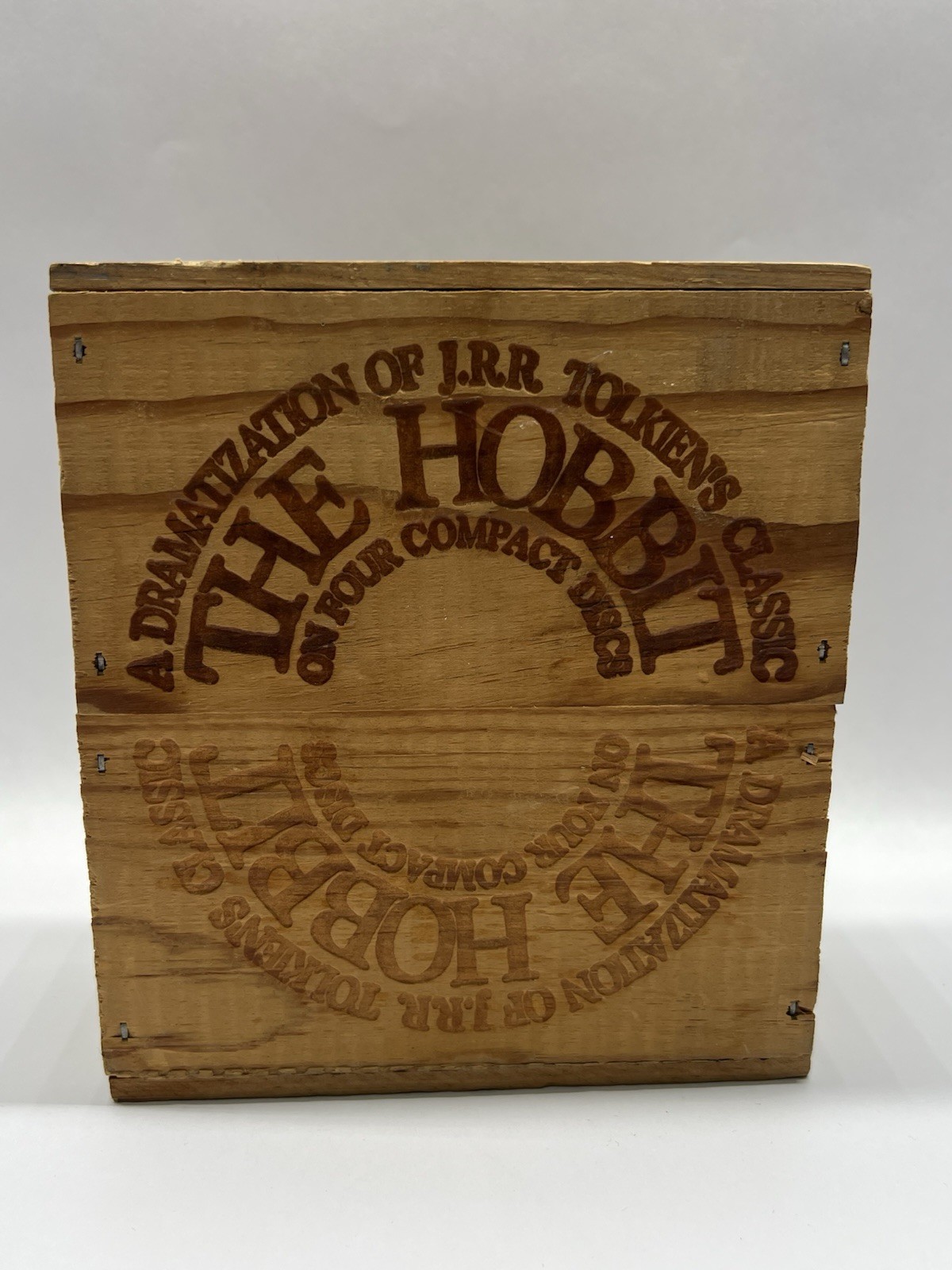 The Hobbit Dramatization 4 CD Set in Wood Box J.R.R. Tolkien BBC Audio