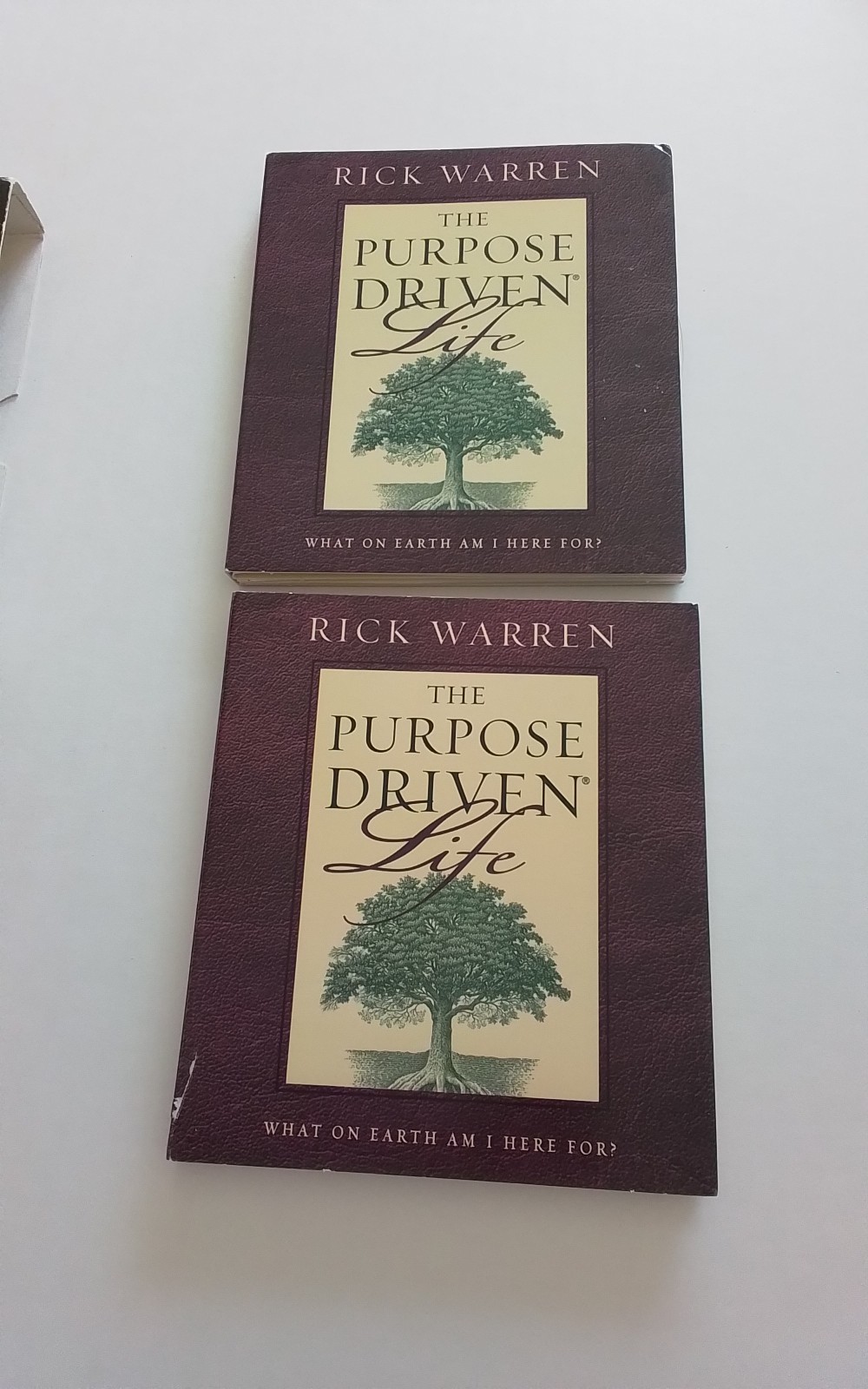 The Purpose Driven Life by Rick Warren hardcover and audiobook CD free shipping