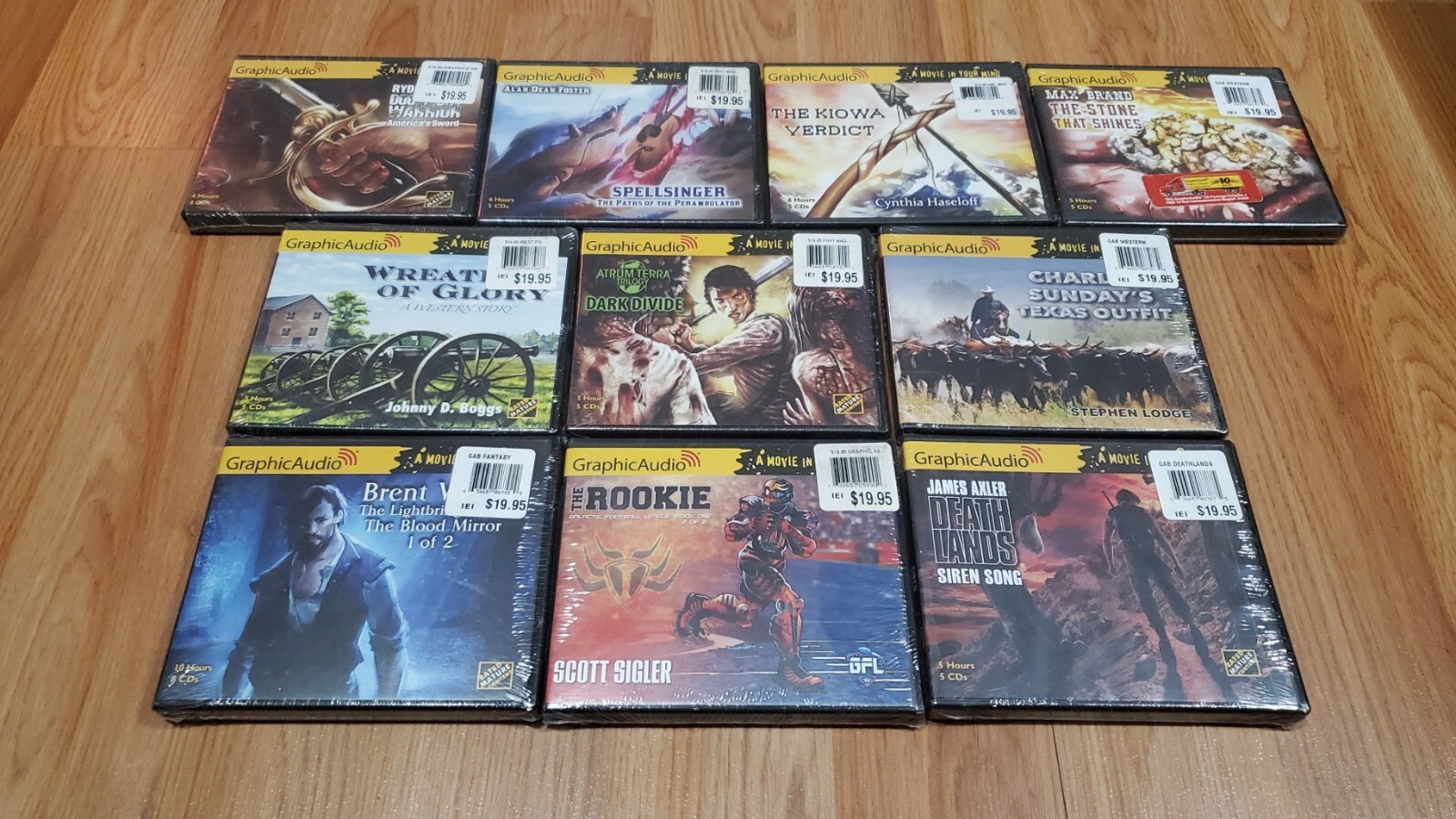 GraphicAudio Audiobook CD LOT OF 10 Western Fantasy Death Lands Rookie BRAND NEW