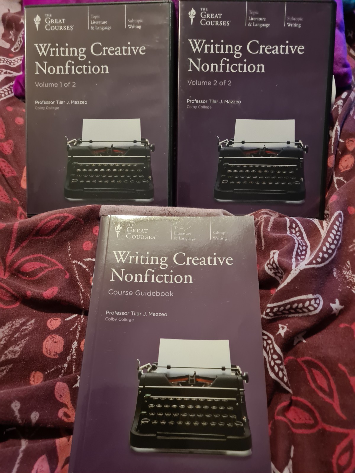 Great Courses Writing Creative Nonfiction 12 Audio CDs Book Tilar Mazzeo Author