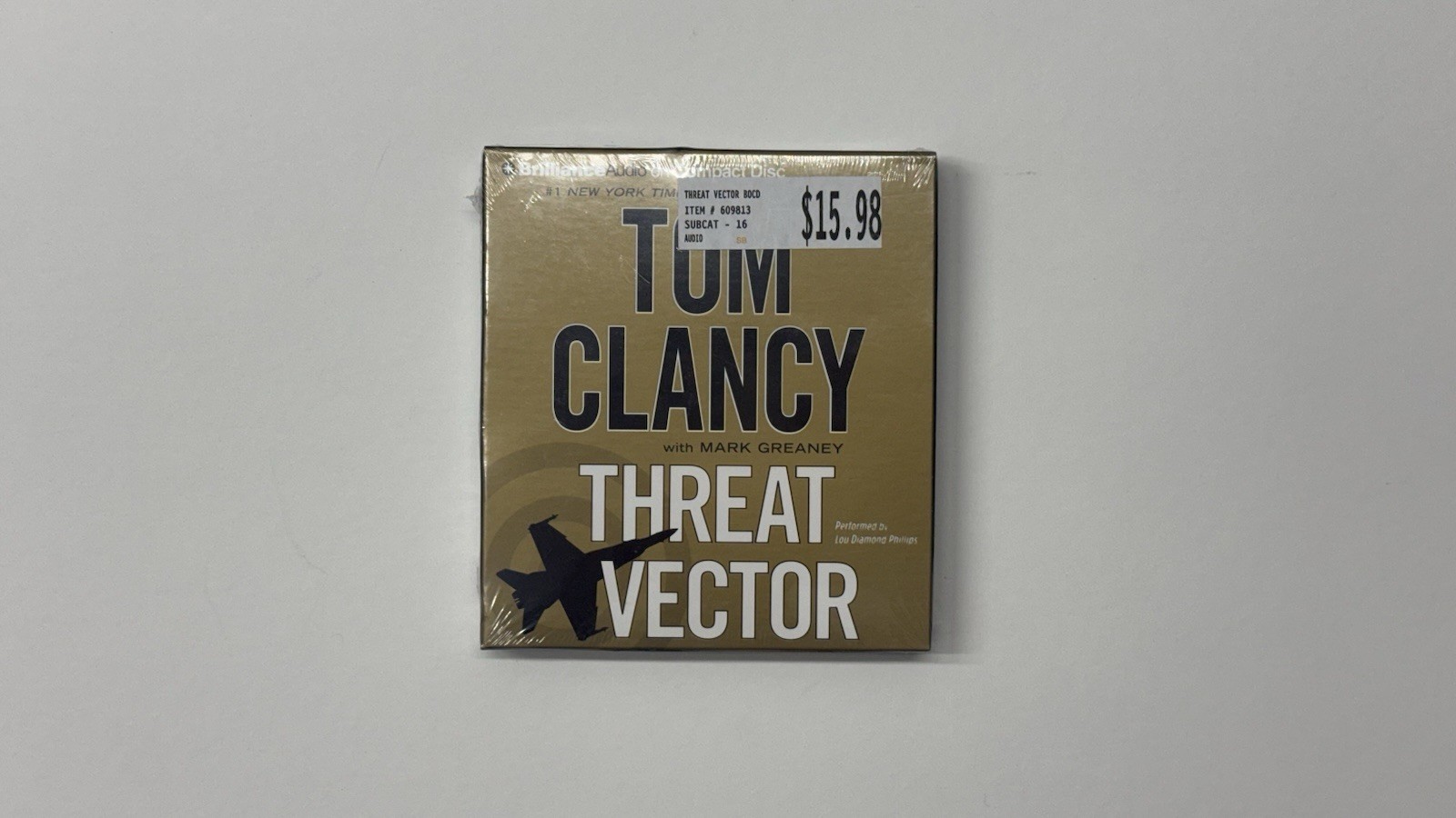 Threat Vector (A Jack Ryan Novel) — Audio CD, by Clancy Tom — Brand New Sealed
