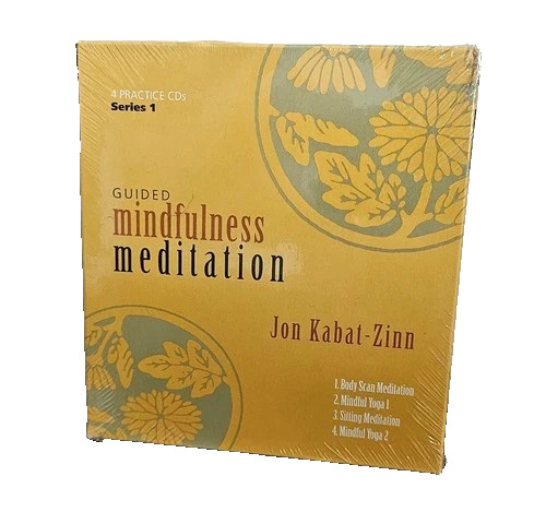 Guided Mindfulness Meditation by Jon Kabat-Zinn Audio Book 4-CDs Yoga Series 1