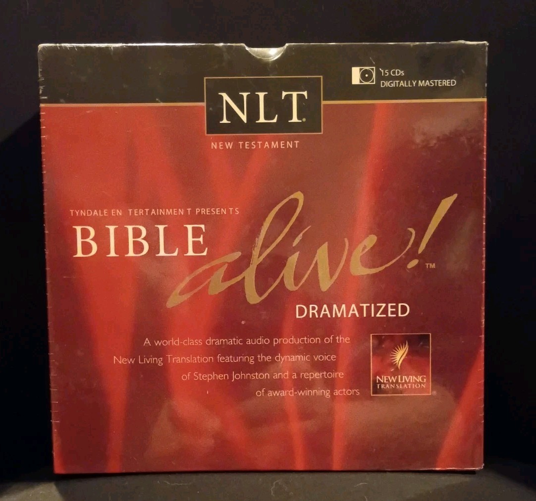 Bible Alive! Dramatized New Living Translation 2003 Tyndale CD’s w/Carrying Case