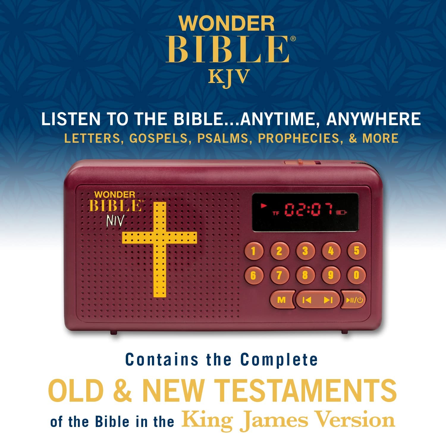 KJV The Audio Bible Player that Speaks, King James Version, New & Old Testame…