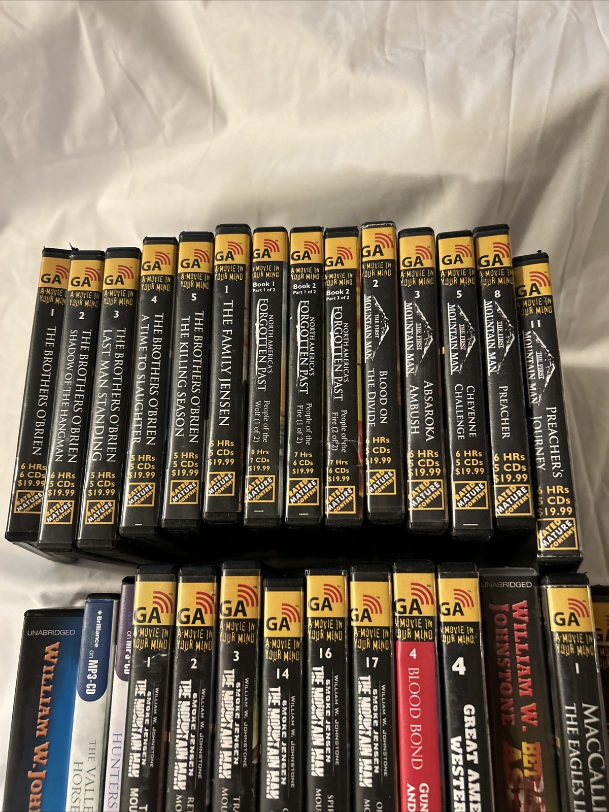 William W. Johnstone First Mountain Man, Smoke Jensen + More GraphicAudio Lot/28