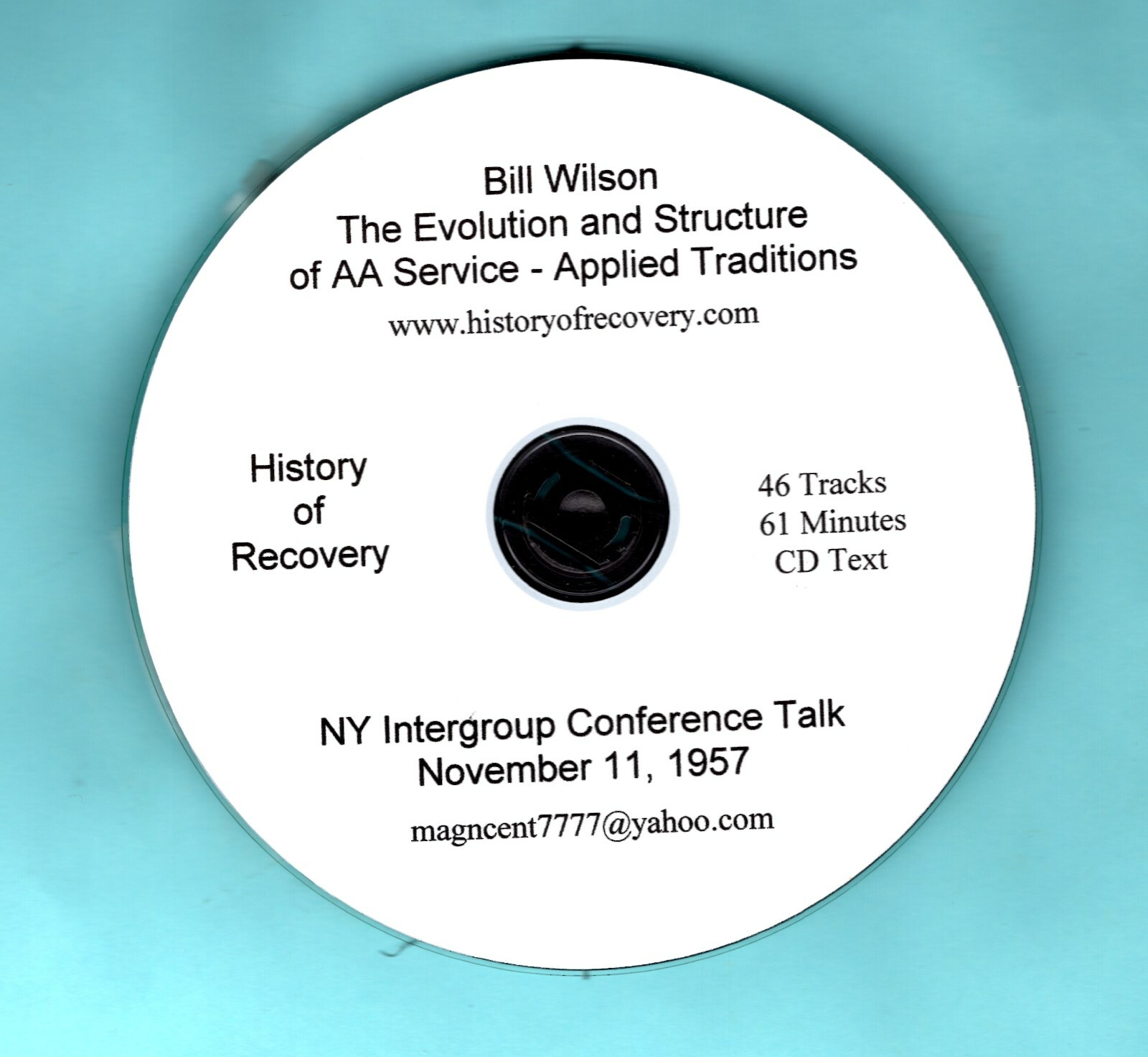 Bill W 23rd Anniversary of his Alcoholics Anonymous sobriety Two Talks 2 CDs