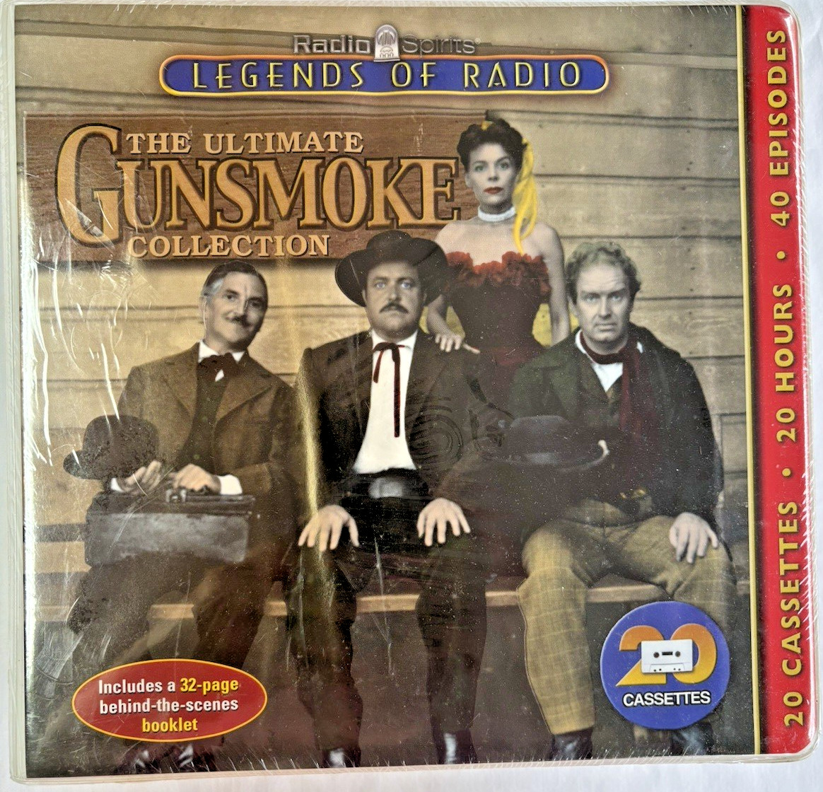 Legends of Radio The Ultimate Gunsmoke Collection 20 cassettes New Sealed