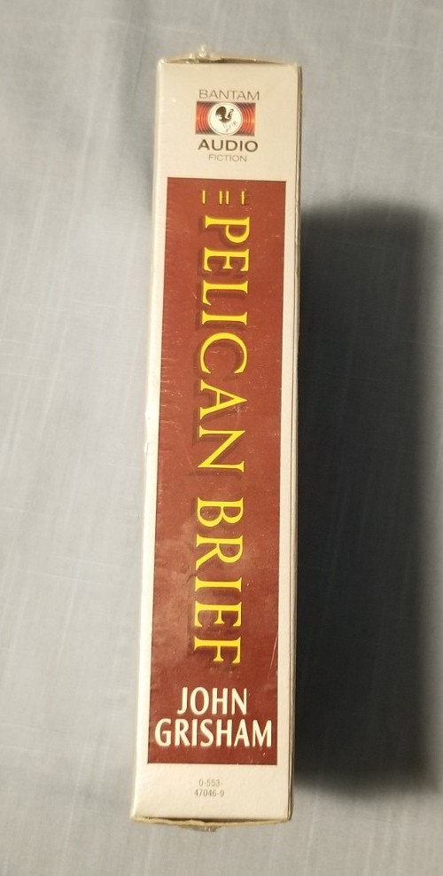 Brand New SEALED «THE PELICAN BRIEF» 1992 AUDIO BOOK (4 Cassettes) JOHN GRISHSAM