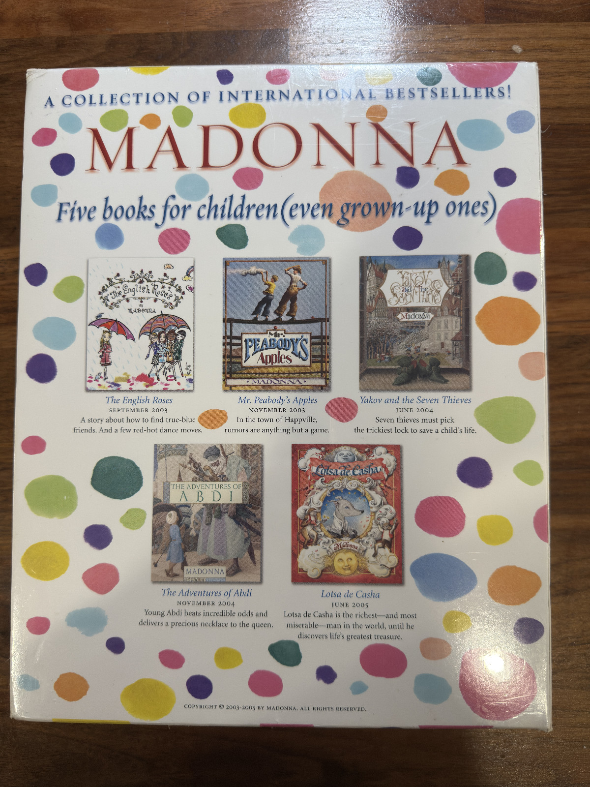 Boxed Set Of 5 Children’s Hardcover Books By MADONNA All 1st Edition -New Sealed