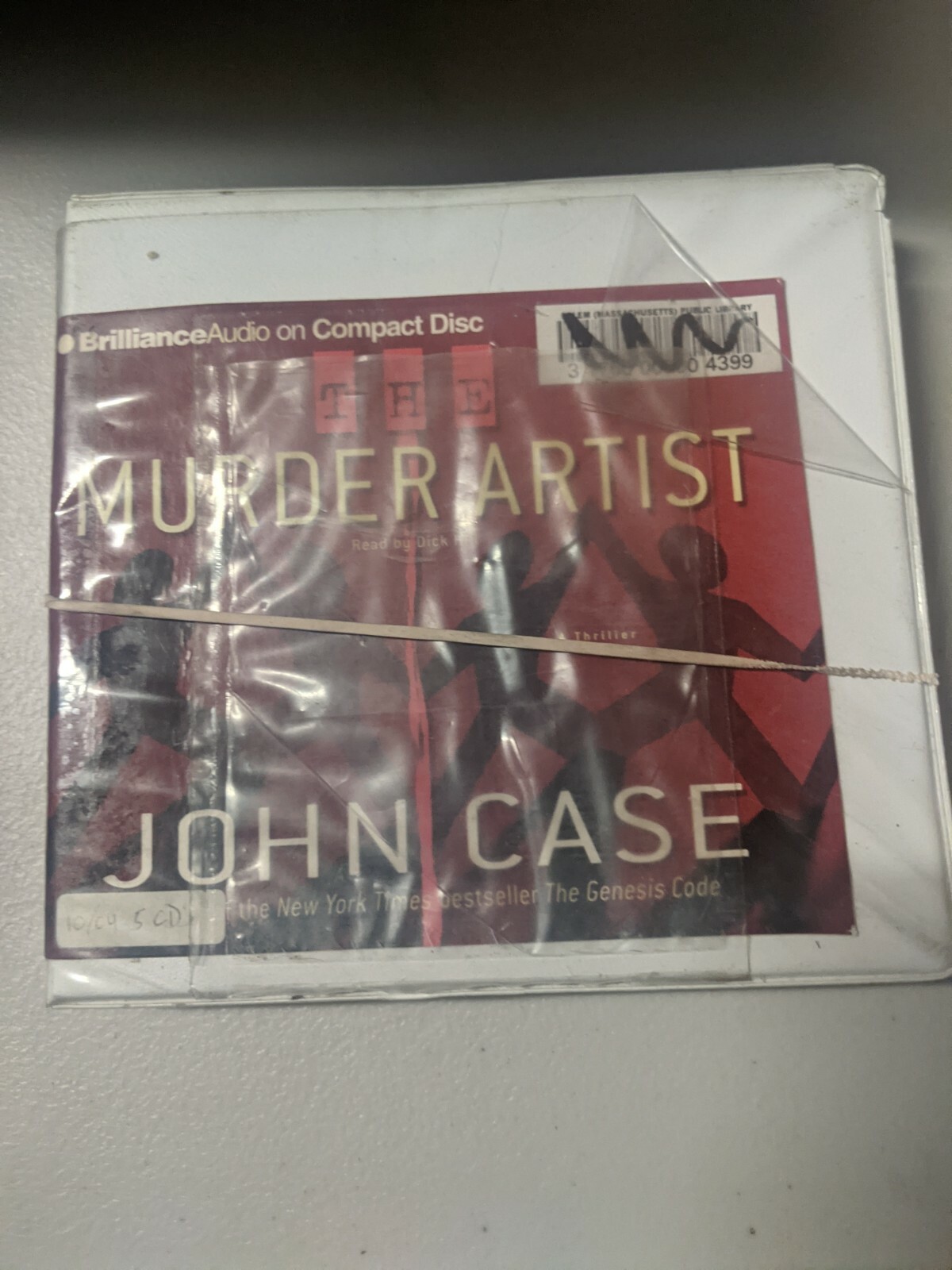 Shelf174D Audiobook~ MURDER ARTIST ABRIDGED BY JOHN CASE