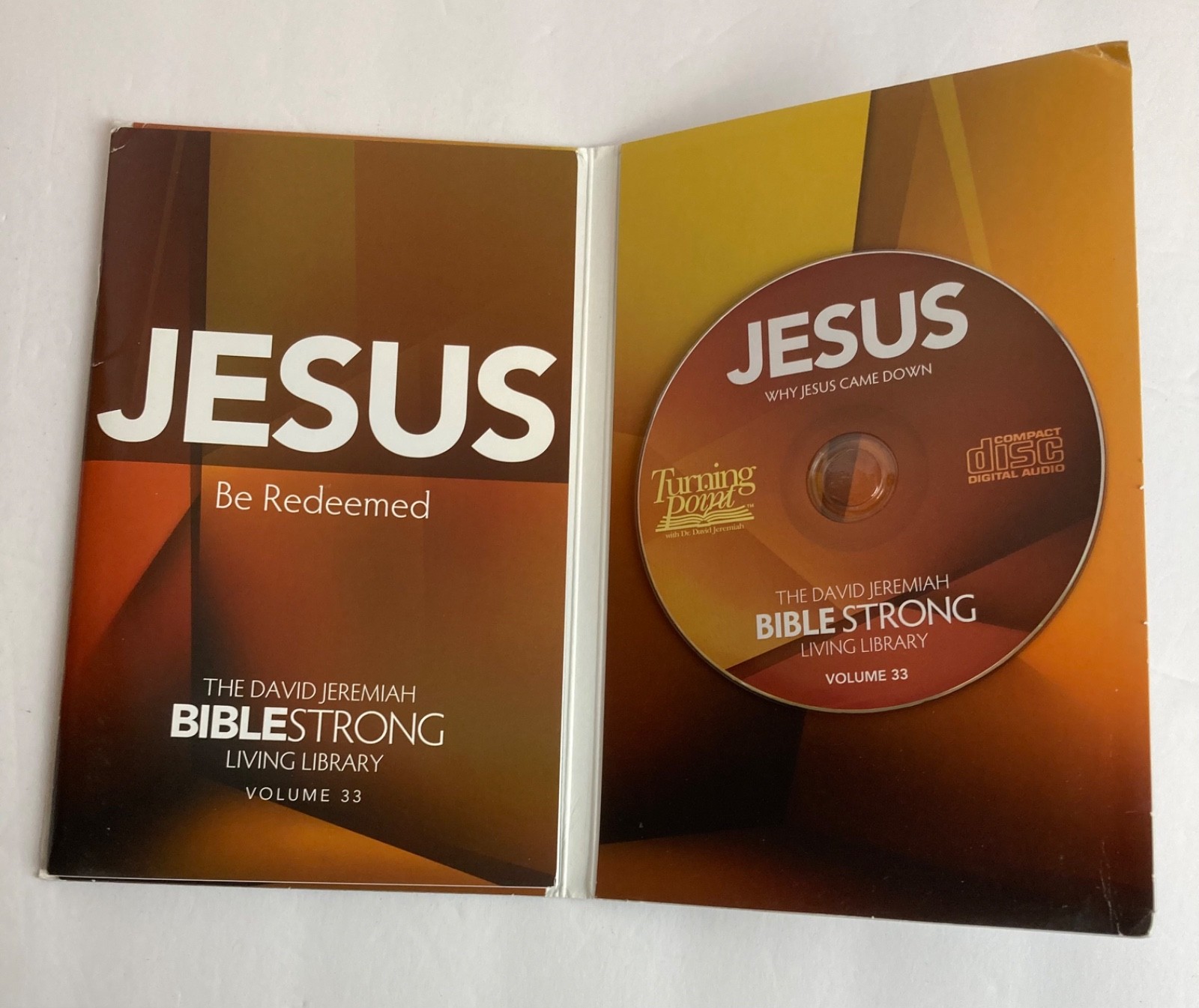 David Jeremiah Bible Strong Vol 33 Jesus Be Redeemed CD Book Study Guide
