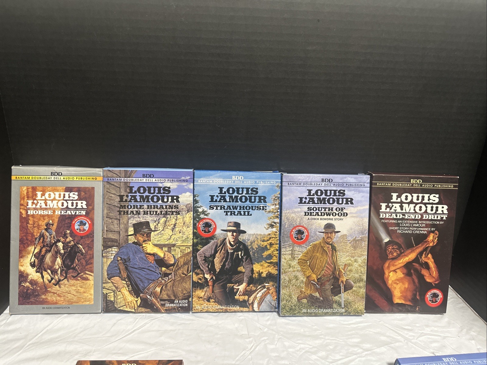 Louis L’Amour Audio Books Lot Cassettes 20 Titles Bantam Random House