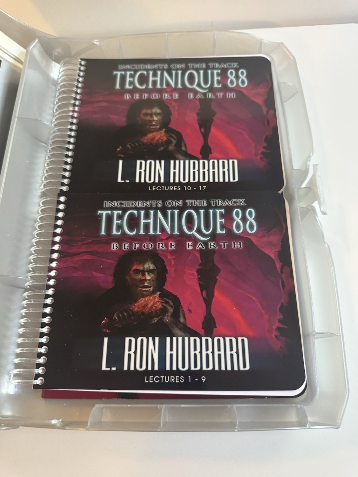 L. Ron Hubbard Technique 88 Before Earth Set Incomplete No CDs -Transcript Only