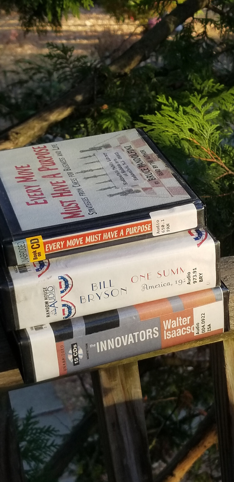 LOT 3 AUDIO CD SETS THE INNOVATORS ONE SUMMER 1927 EVERY MOVE MUST HAVE PURPOSE