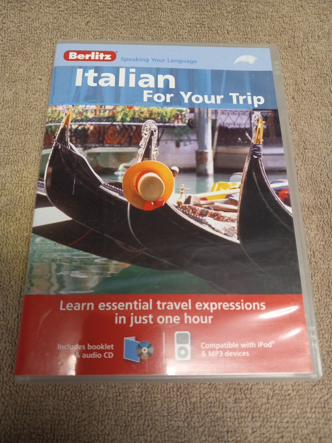 Berlitz Italian for your Trip 1hr Language Course CD & Booklet Set
