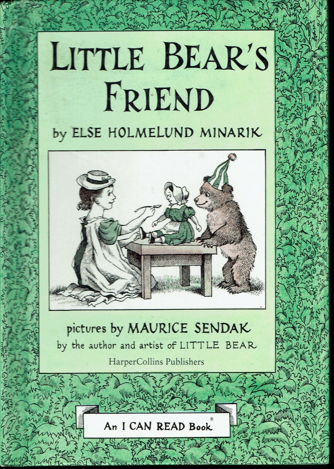 Little Bear’s Friend 1960 Maurice Sendak Art ’96 Print I Can Read Else Minarik