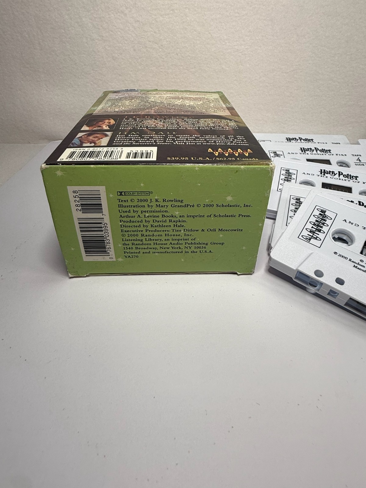 Cassette Audio Book Harry Potter And The Goblet of Fire Read by Jim Dale