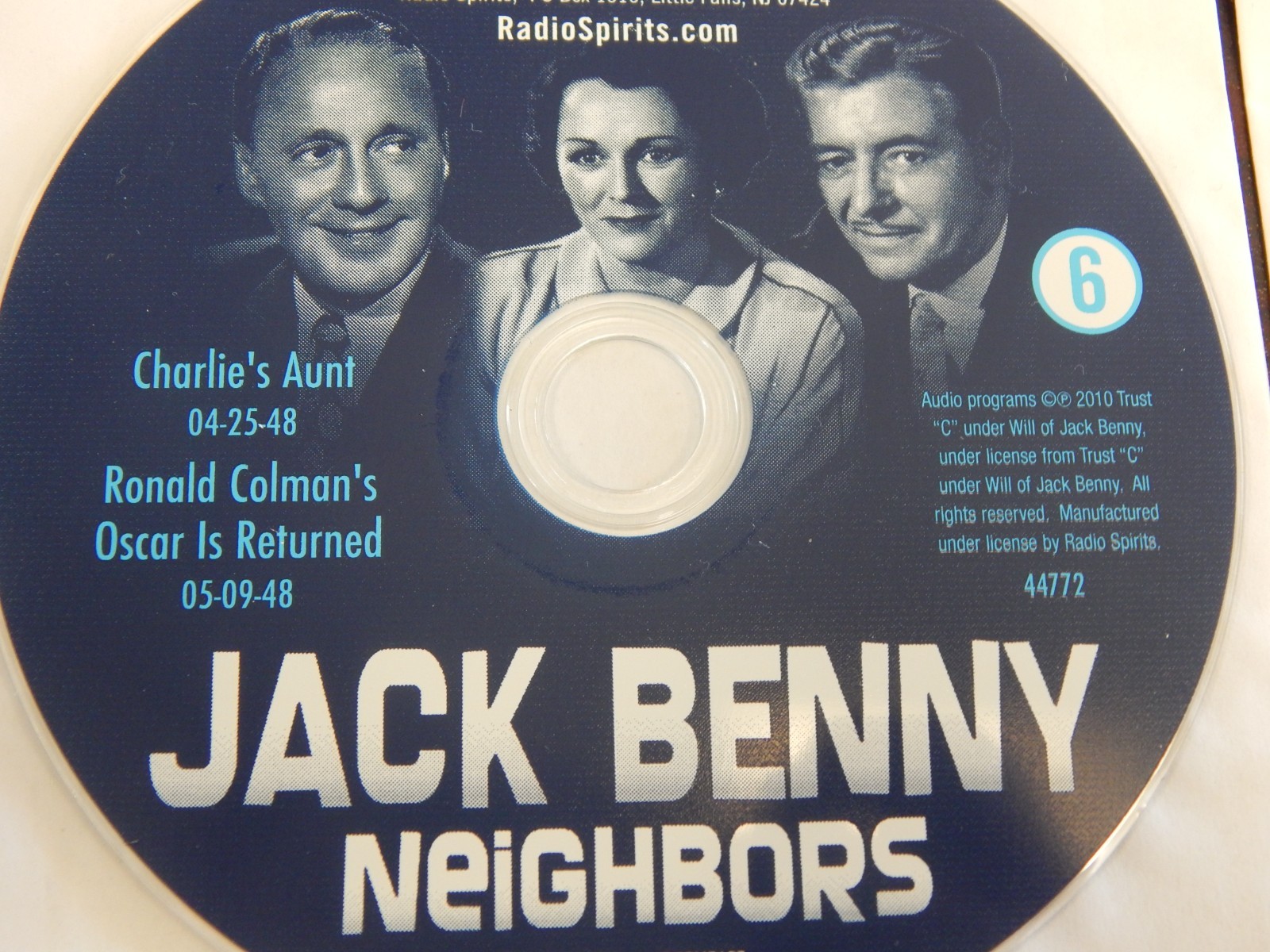 JACK BENNY NEIGHBORS CLASSIC COMEDY AUDIO CDs RADIO SPIRITS