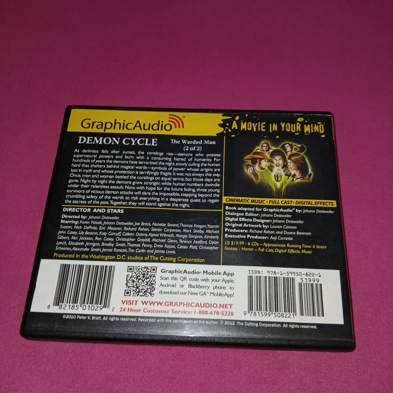 Peter V. Brett Demon Cycle The Warded Man (Parts 1 & 2, 12 CDs, GraphicAudio)