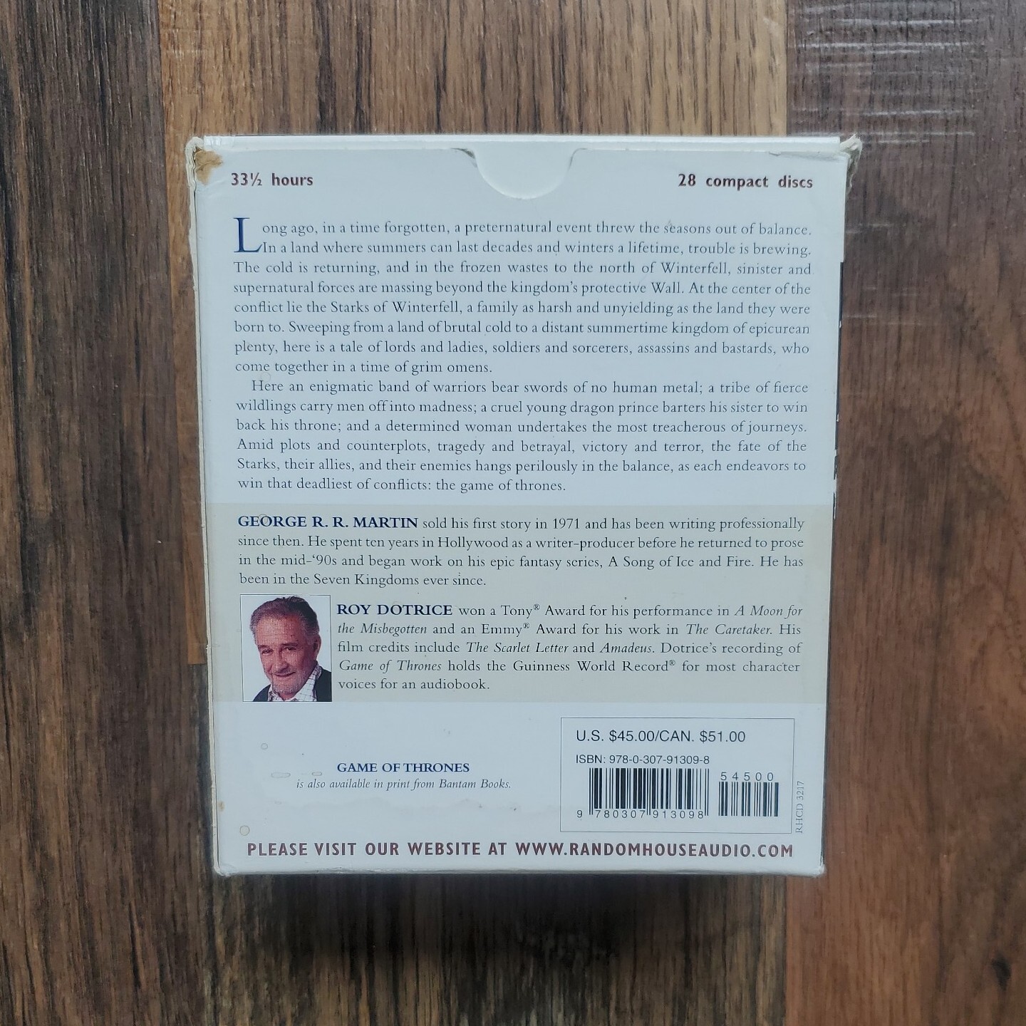 Game of Thrones (Random House) George R.R Martin 28 CD Audio Book