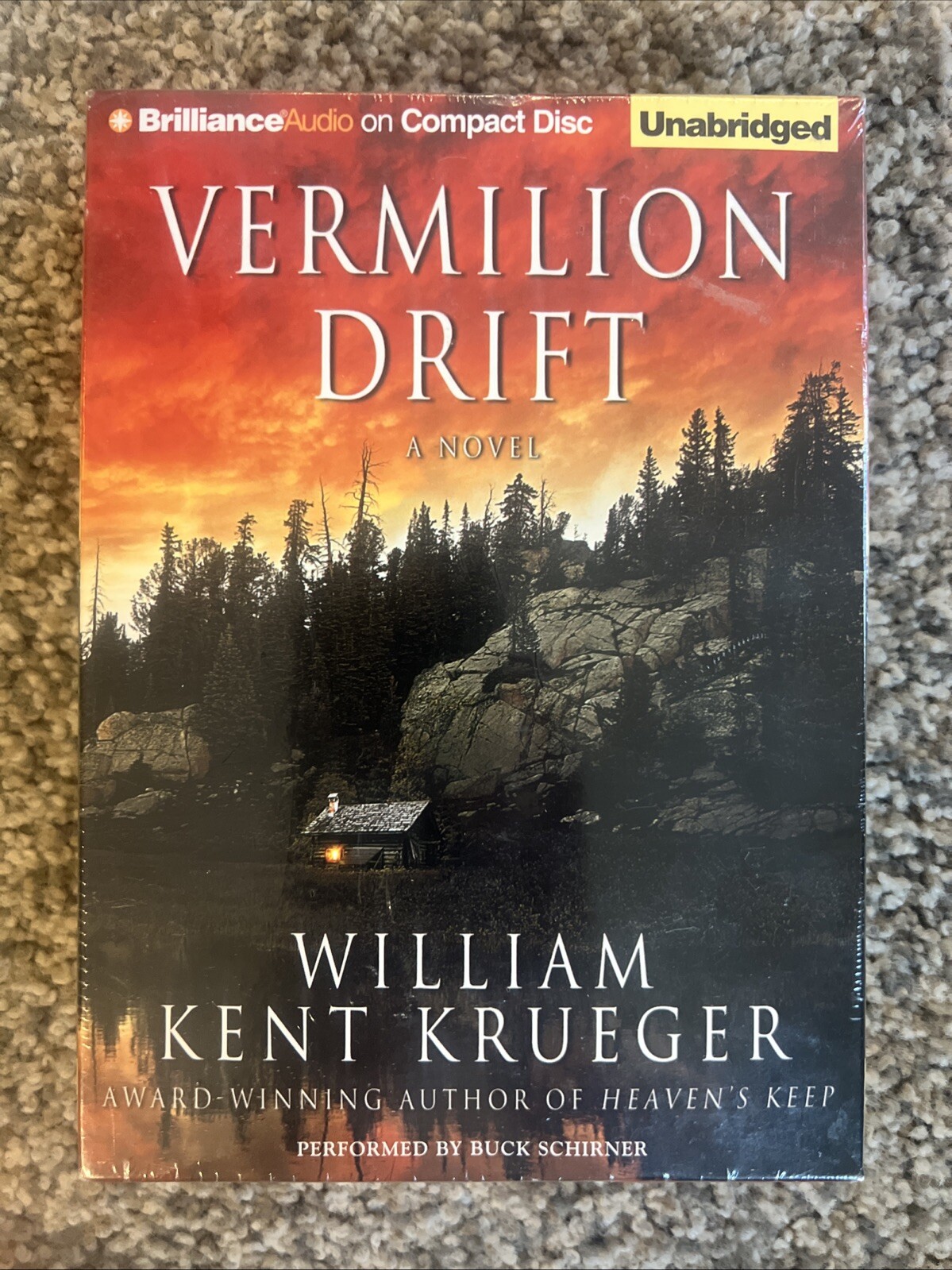 New! Sealed Audiobook On CD Vermilion Drift (Cork O’Connor) William Kent Krueger