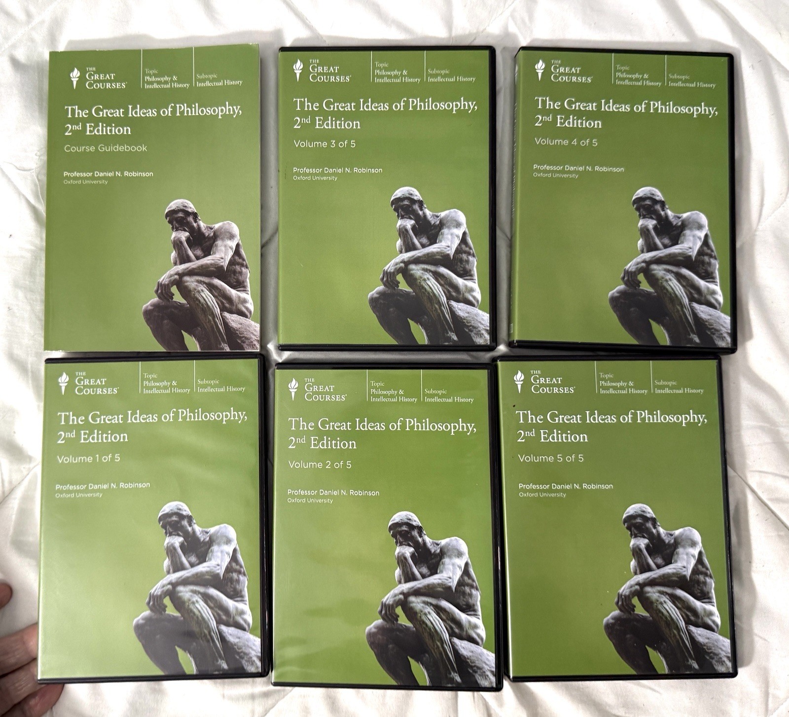 The Great Courses Great Ideas of Philosophy 2nd Ed. Volumes 1-5 CD + Guidebook